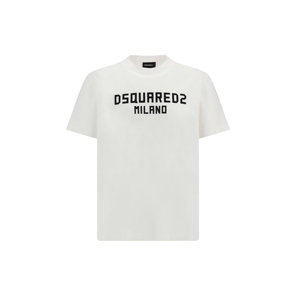 Dsquared² White Cotton T-Shirt Dsquared²