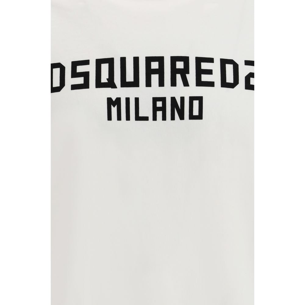 Dsquared² White Cotton T-Shirt Dsquared²