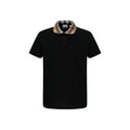 Burberry Black Cotton Polo Shirt Burberry