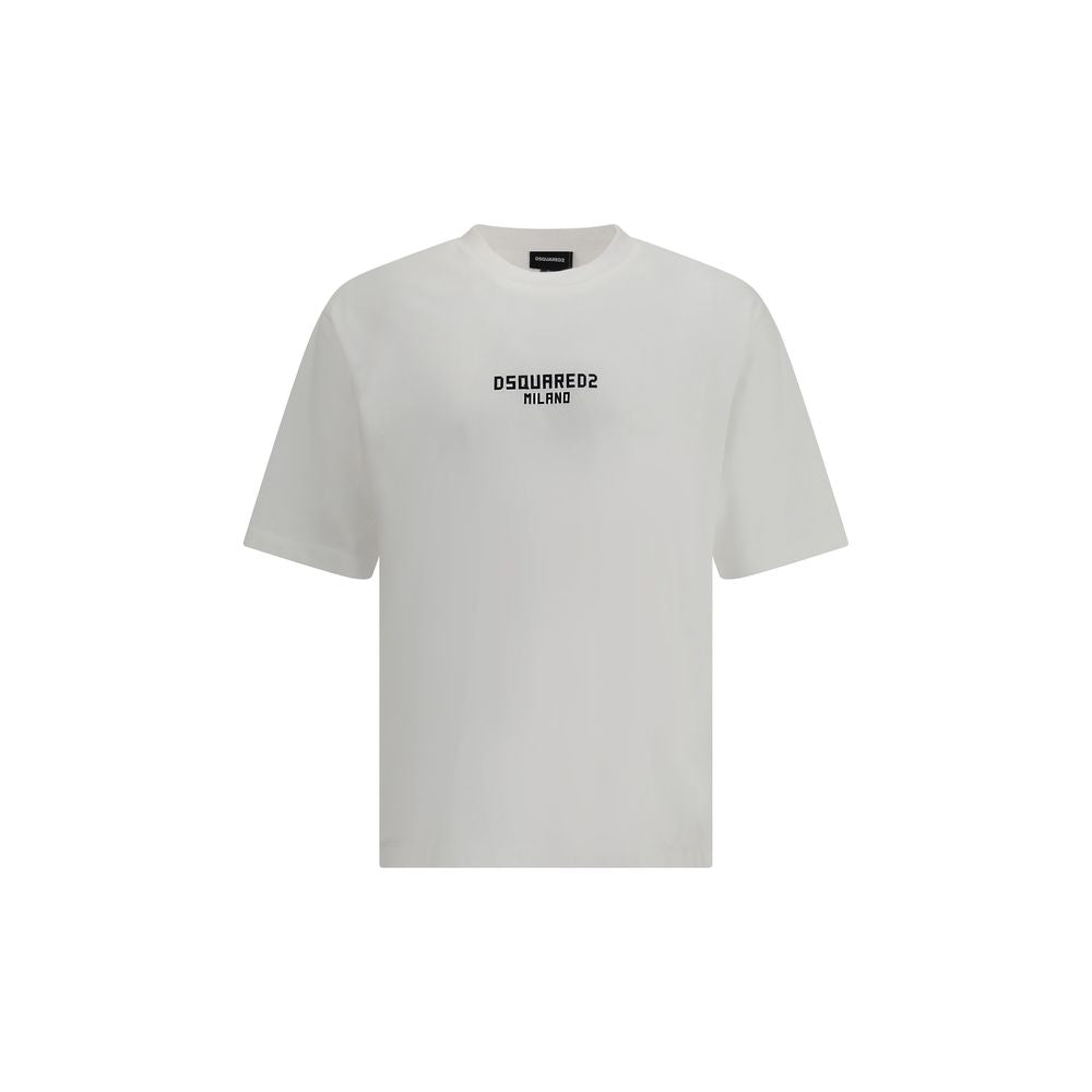 Dsquared² White Cotton T-Shirt Dsquared²