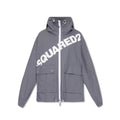 Dsquared² Gray Cotton Shell Jacket Dsquared²