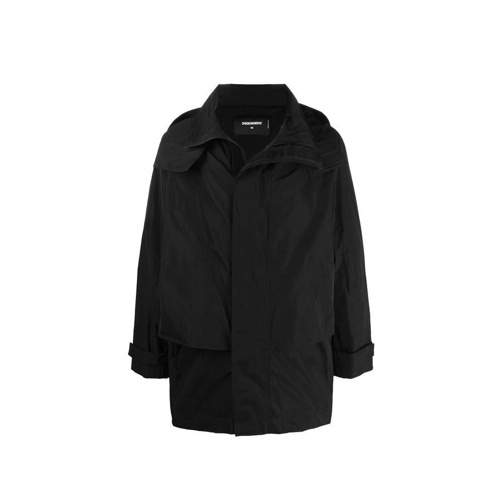 Dsquared² Black Nylon Shell Jacket Dsquared²