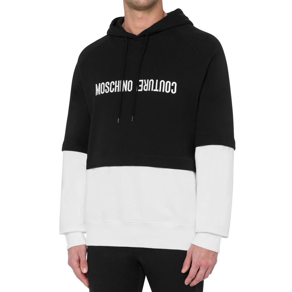 Moschino Black Cotton Sweatshirt Moschino