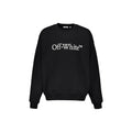 Off-White Black Cotton Sweatshirt Off-White