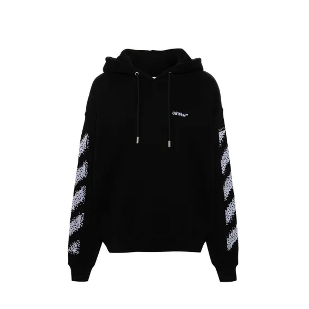 Off-White Black Cotton Sweatshirt Off-White