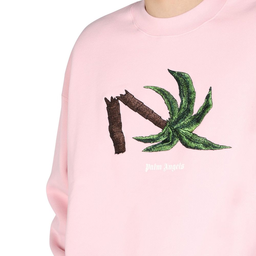 Palm Angels Multicolor Cotton Sweatshirt Palm Angels