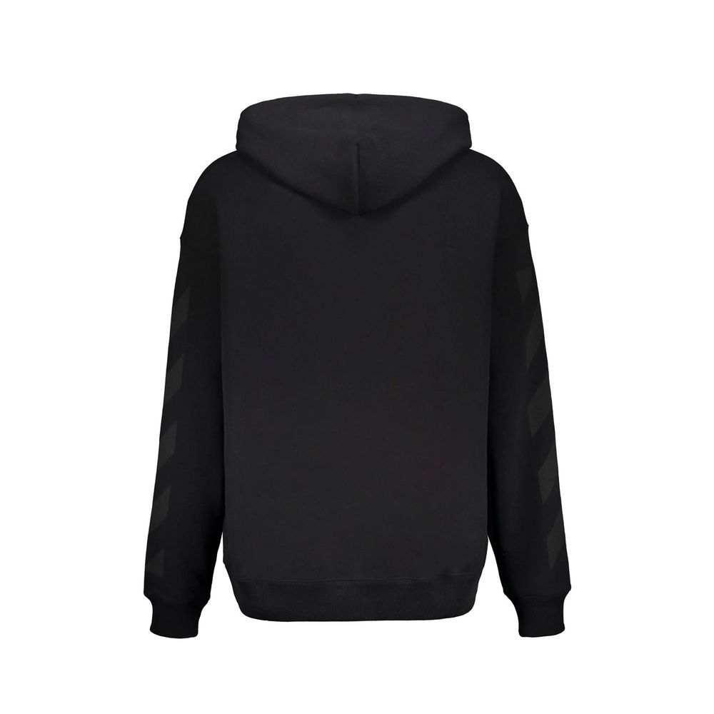 Off-White Black Cotton Sweatshirt Off-White