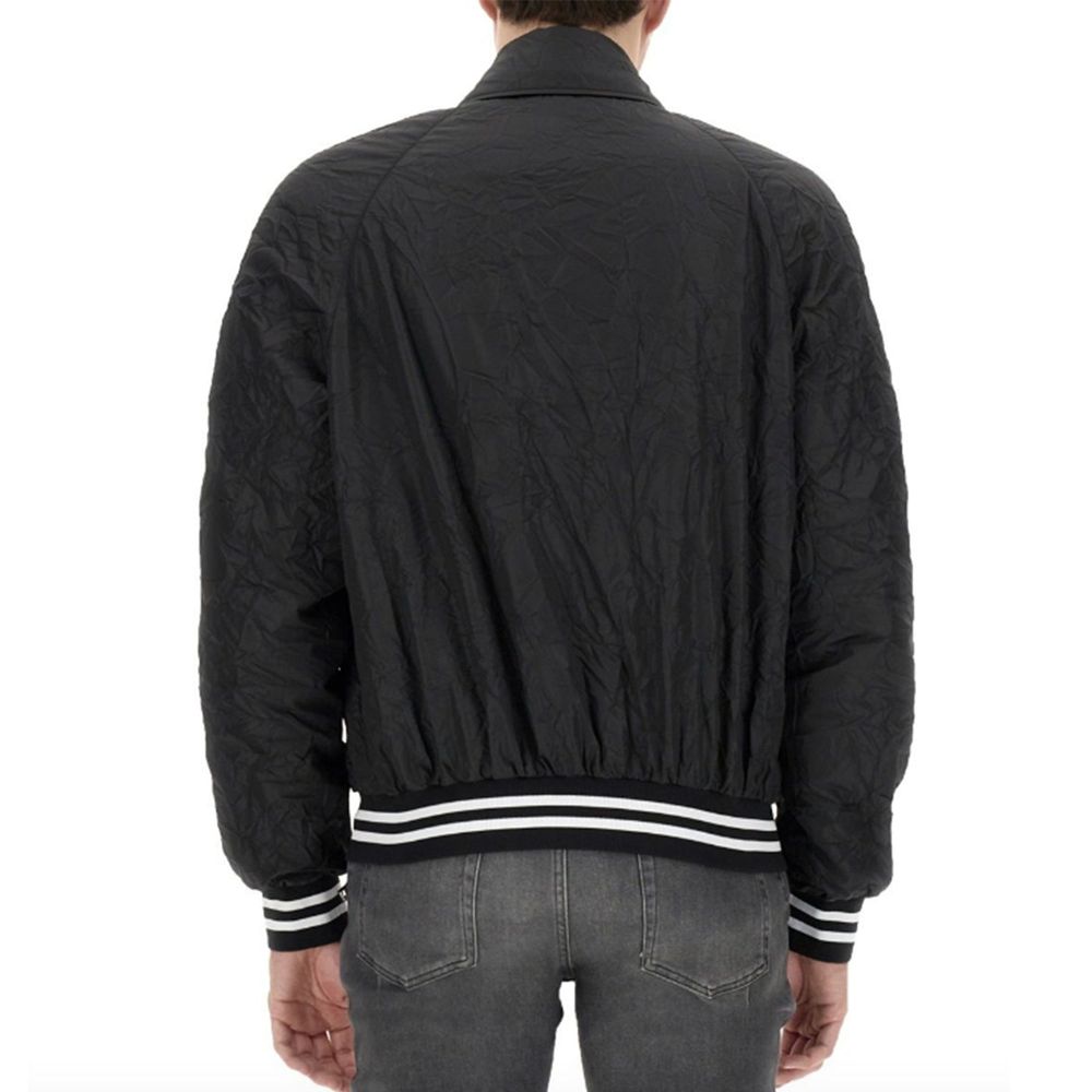 Balmain Black Polyester Bomber Balmain