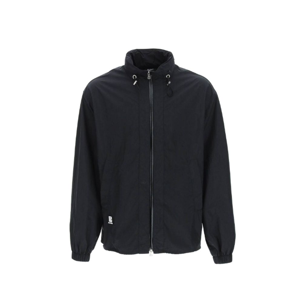 Balmain Black Nylon Shell Jacket Balmain