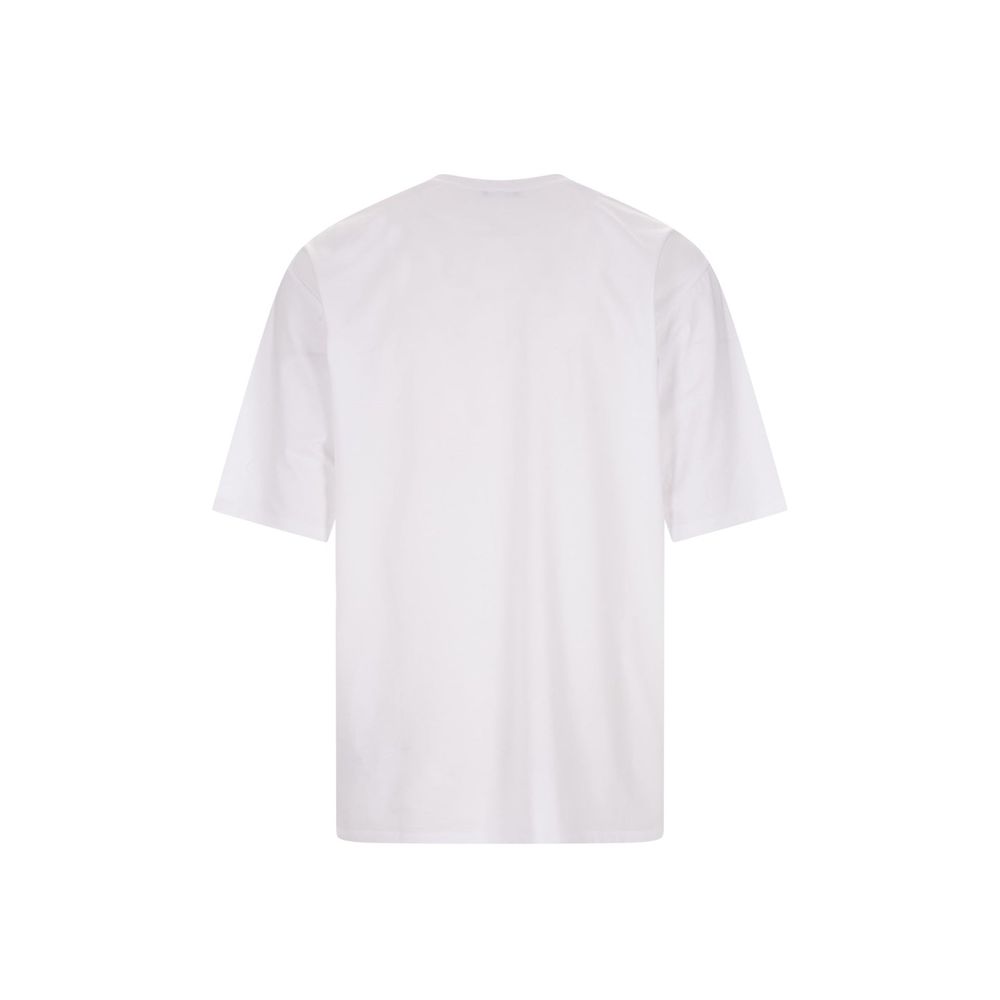 Balmain White Cotton T-Shirt Balmain