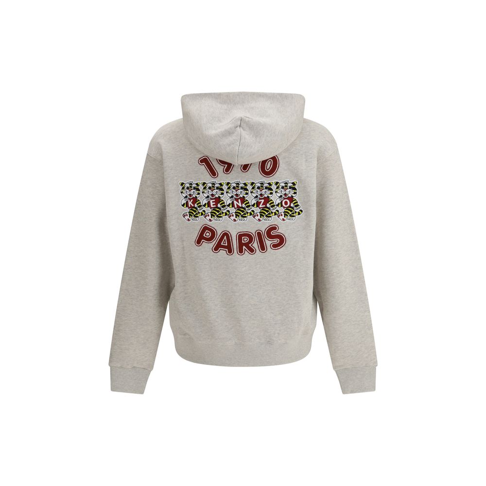 Sweat-shirt gris en coton Kenzo