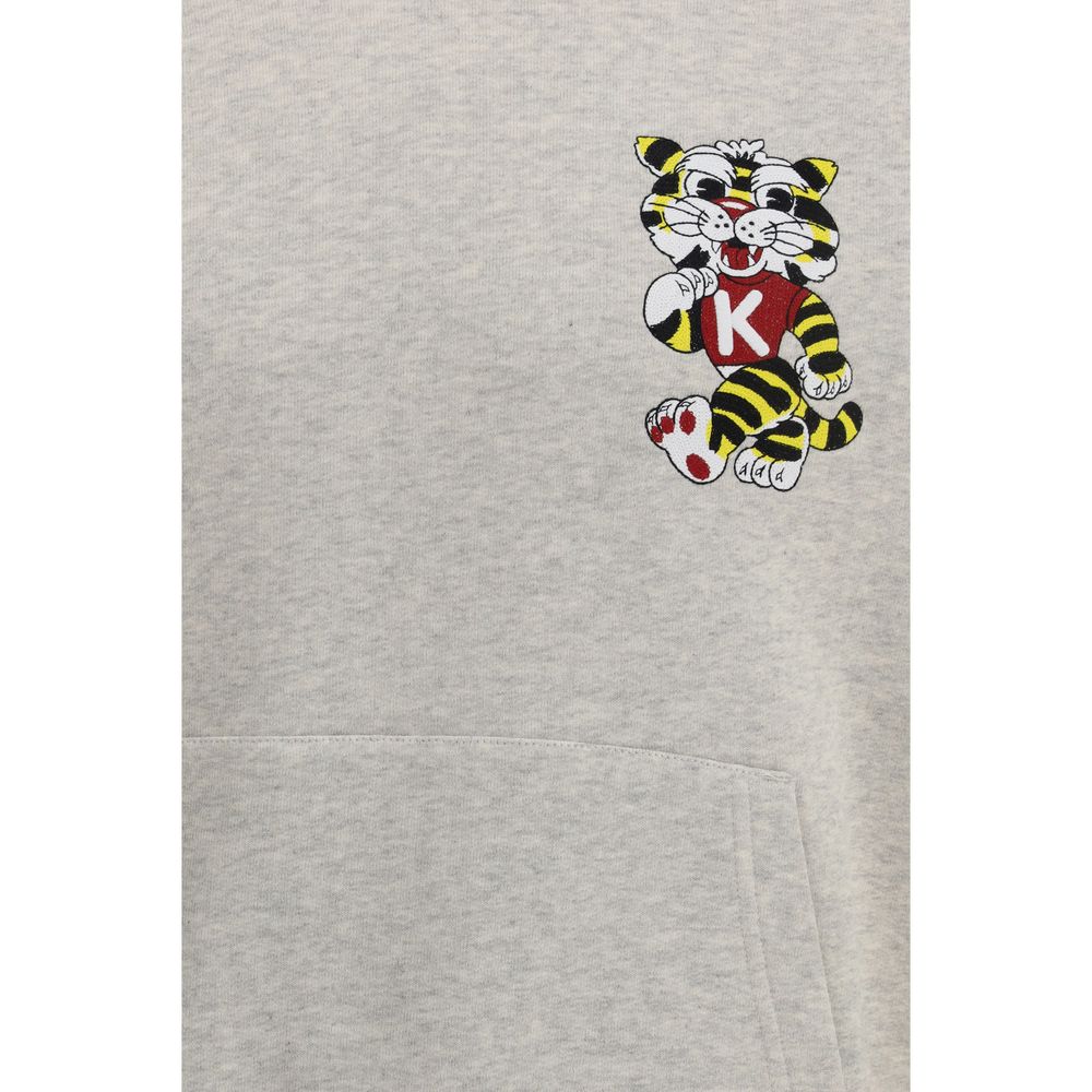 Sweat-shirt gris en coton Kenzo