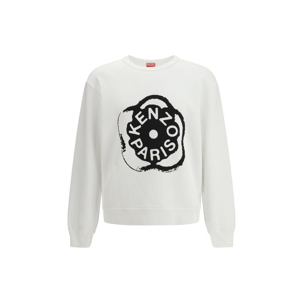 Sweat-shirt blanc en coton Kenzo