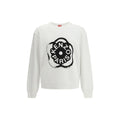 Sweat-shirt blanc en coton Kenzo