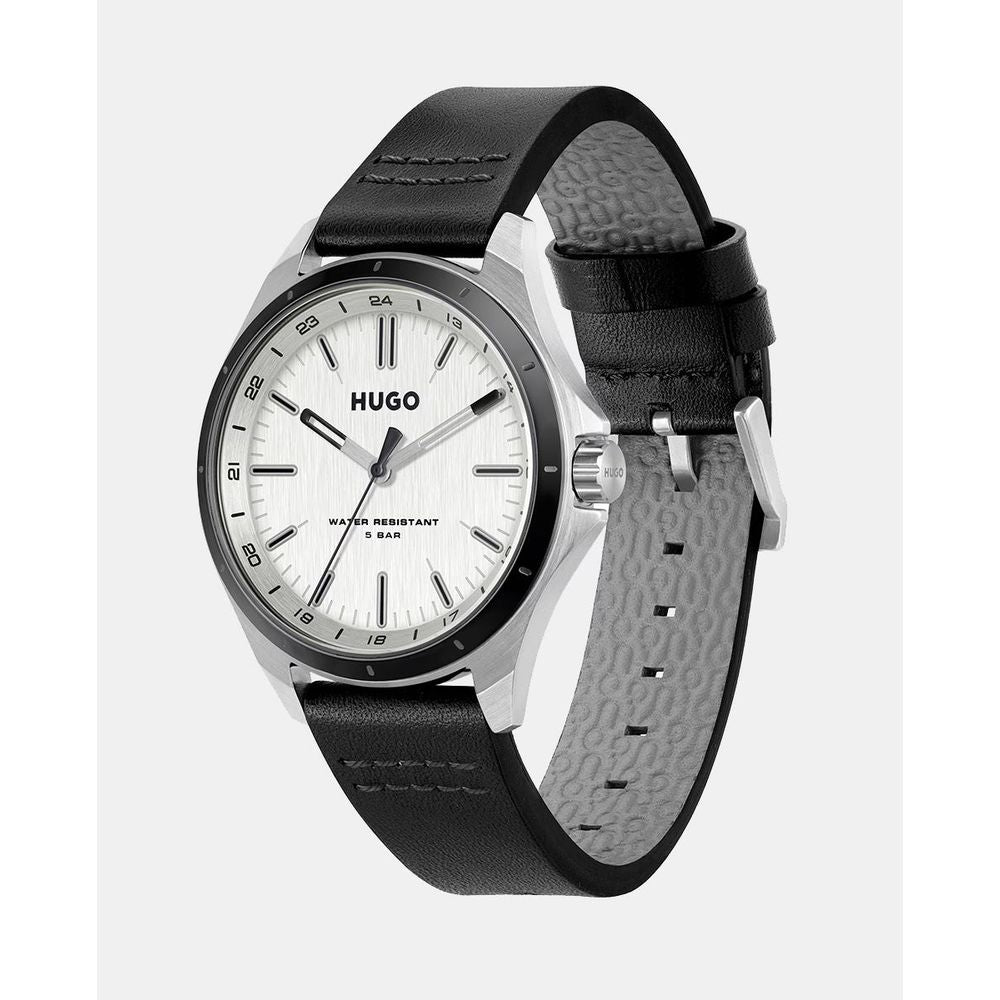 Hugo Boss Black Leather Dress Watch
