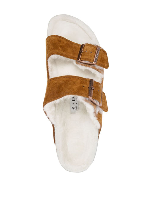 Sandales Birkenstock Arizona en peau de mouton retournée