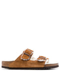 Sandales Birkenstock Arizona en peau de mouton retournée