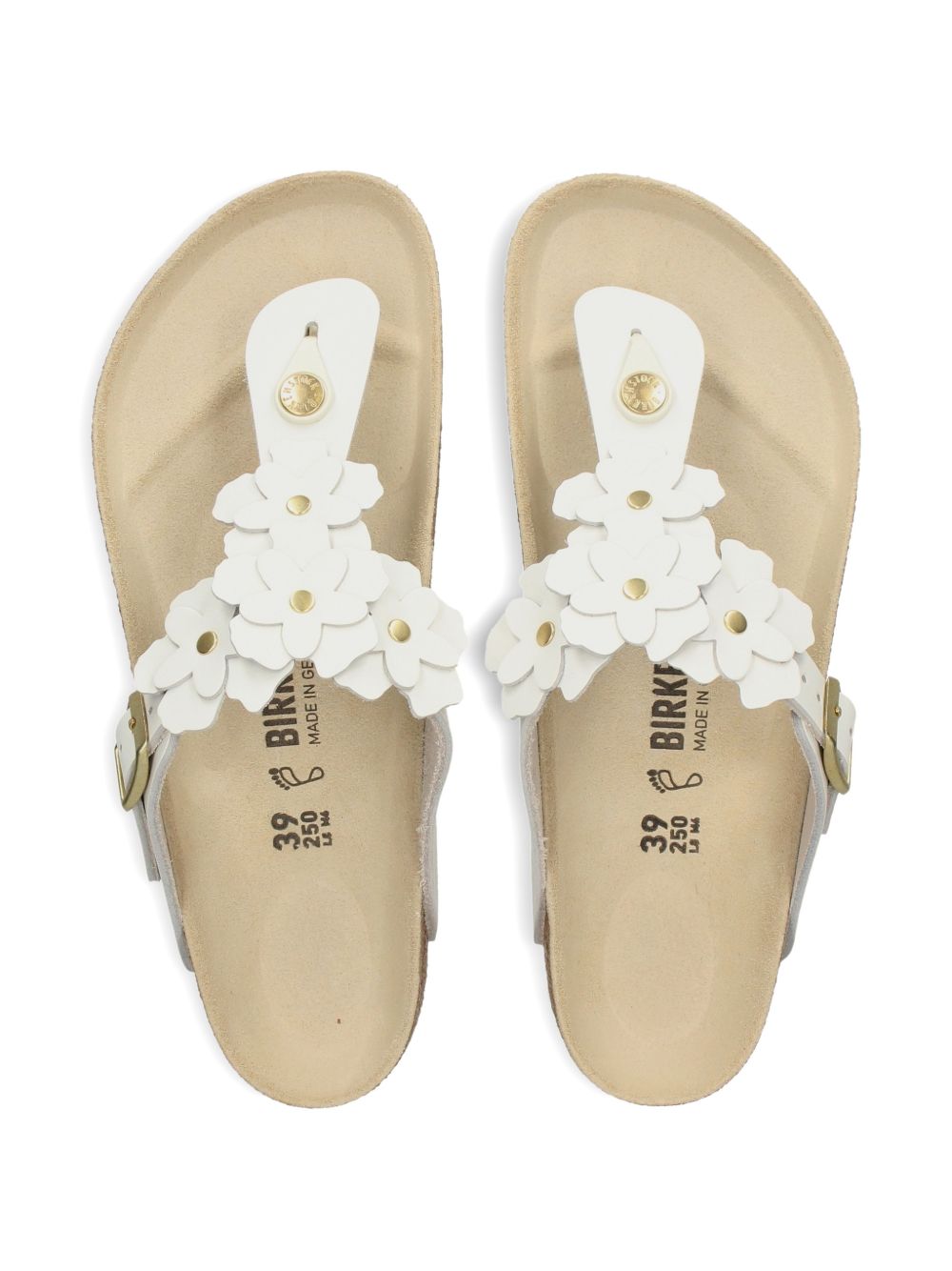 Sandales Birkenstock blanches