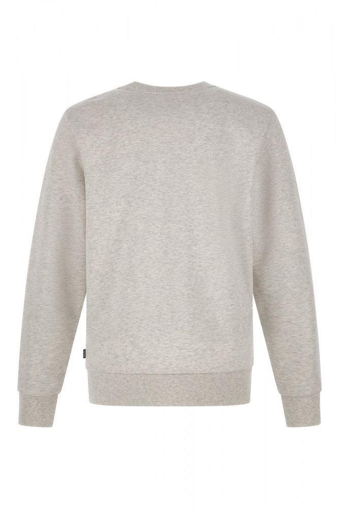 Hugo Boss Grey Cotton Logo Details Sweatshirt - Broken-Luxury