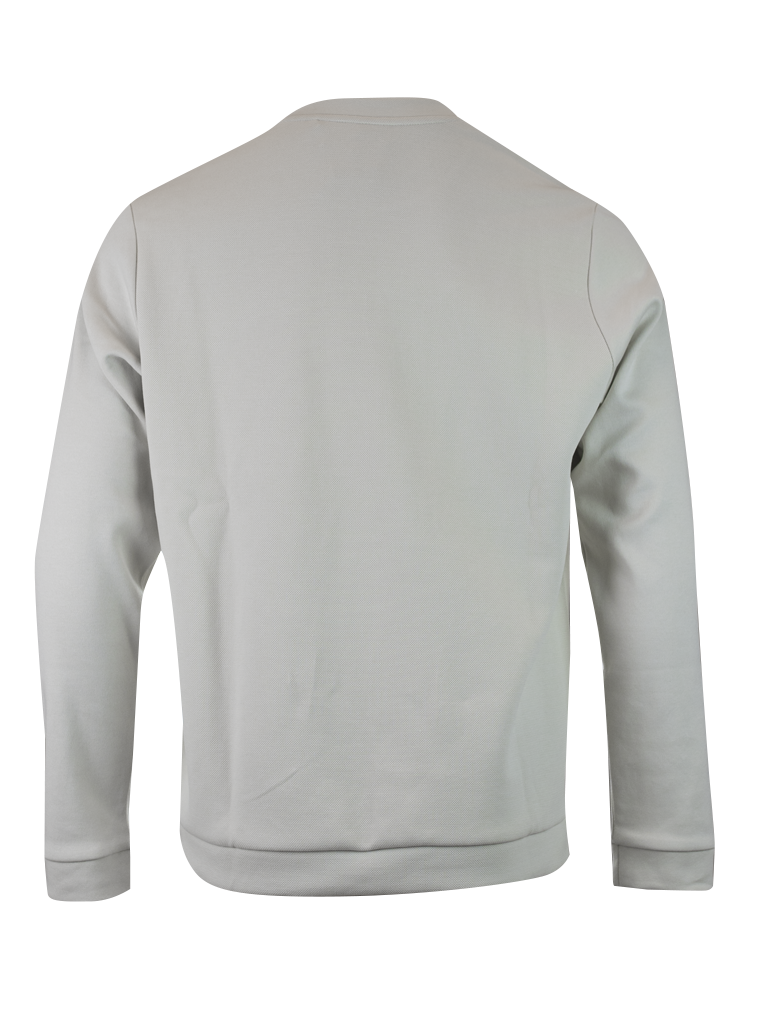 Hugo Boss Beige Cotton Round Neck Sweatshirt - Broken-Luxury