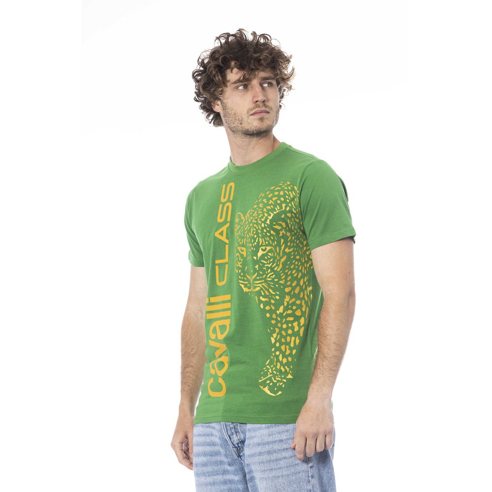 T-shirt homme en coton vert