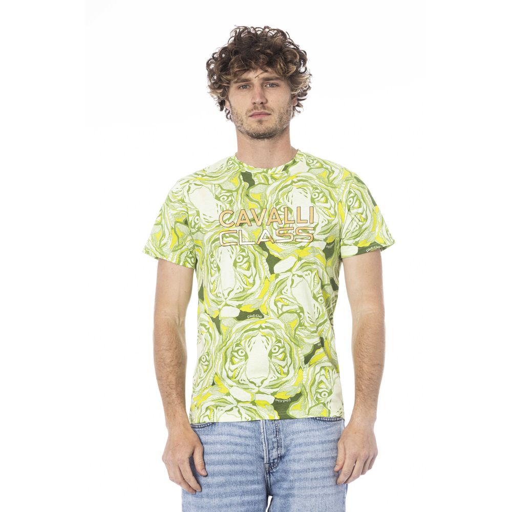 T-shirt homme en coton vert