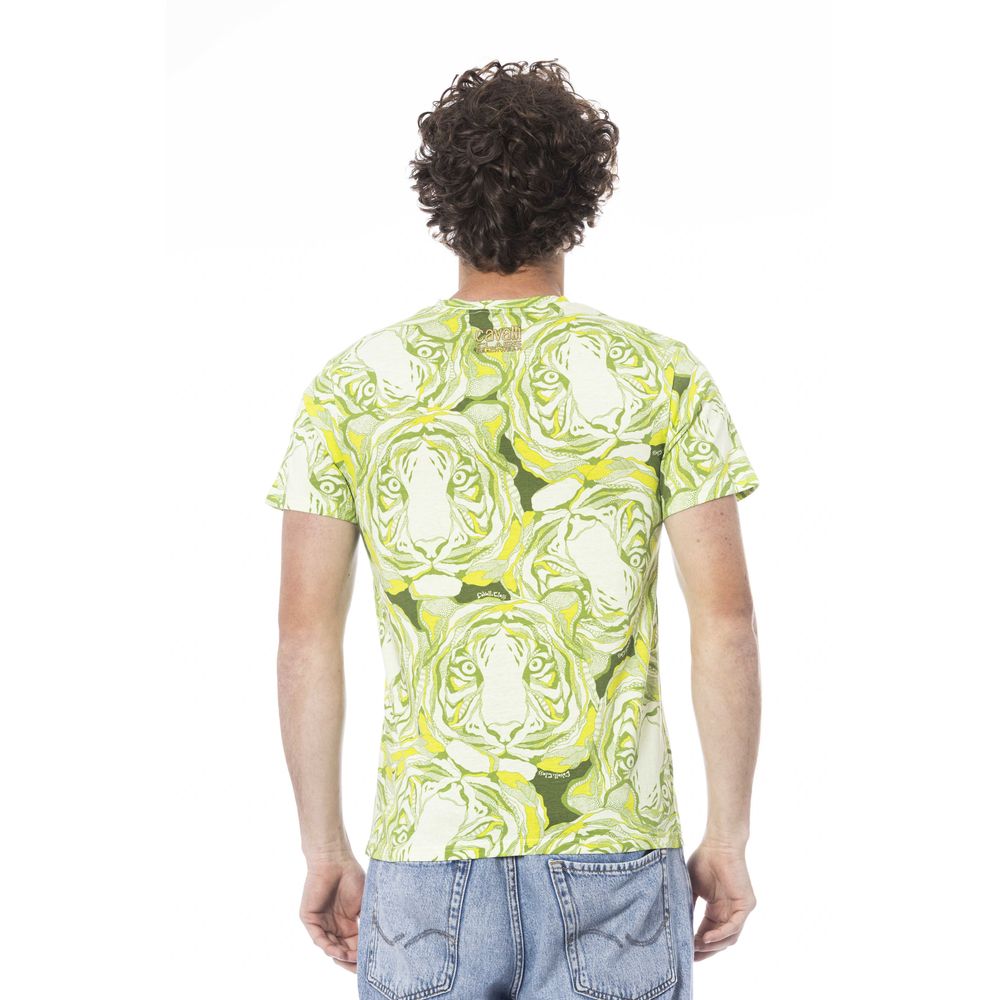 T-shirt homme en coton vert