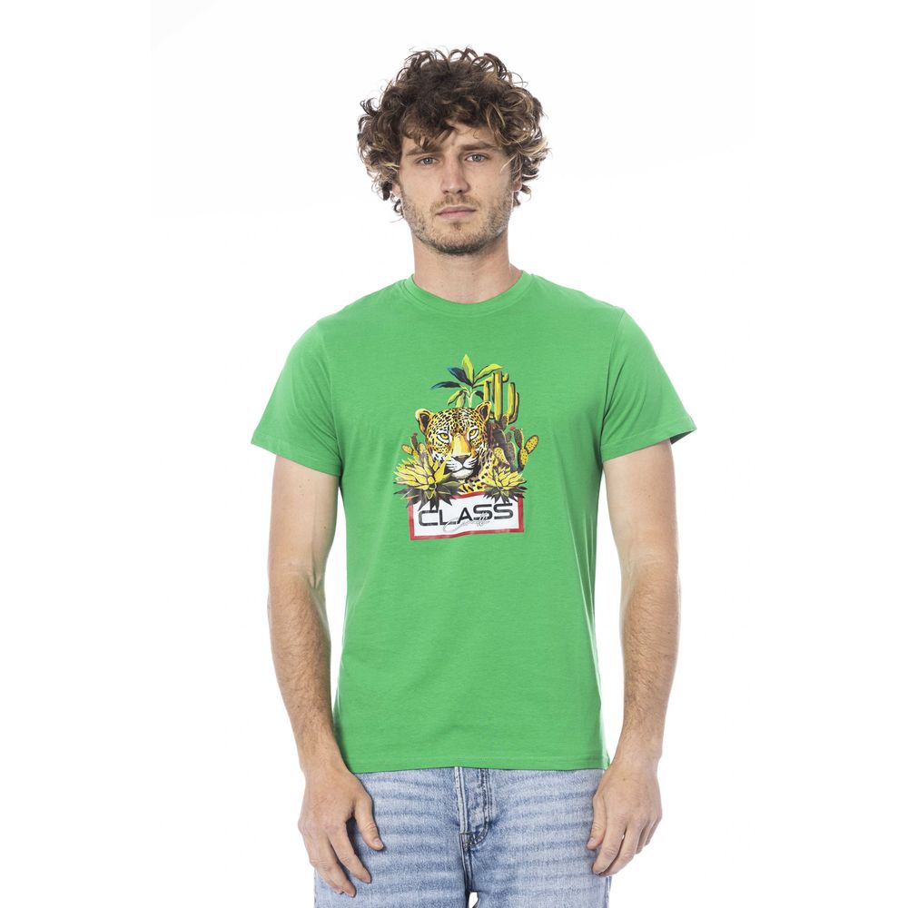 T-shirt homme en coton vert