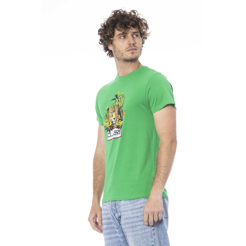 T-shirt homme en coton vert