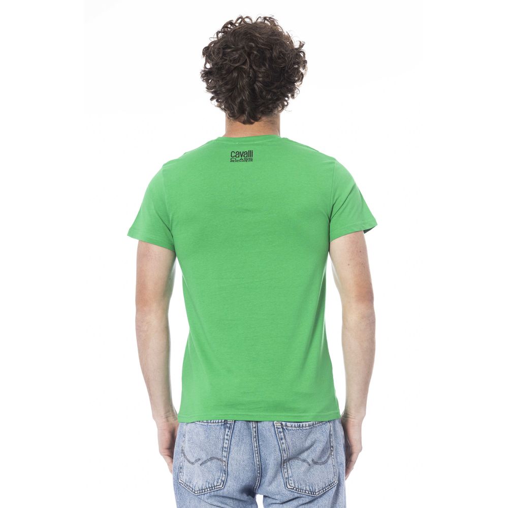 T-shirt homme en coton vert