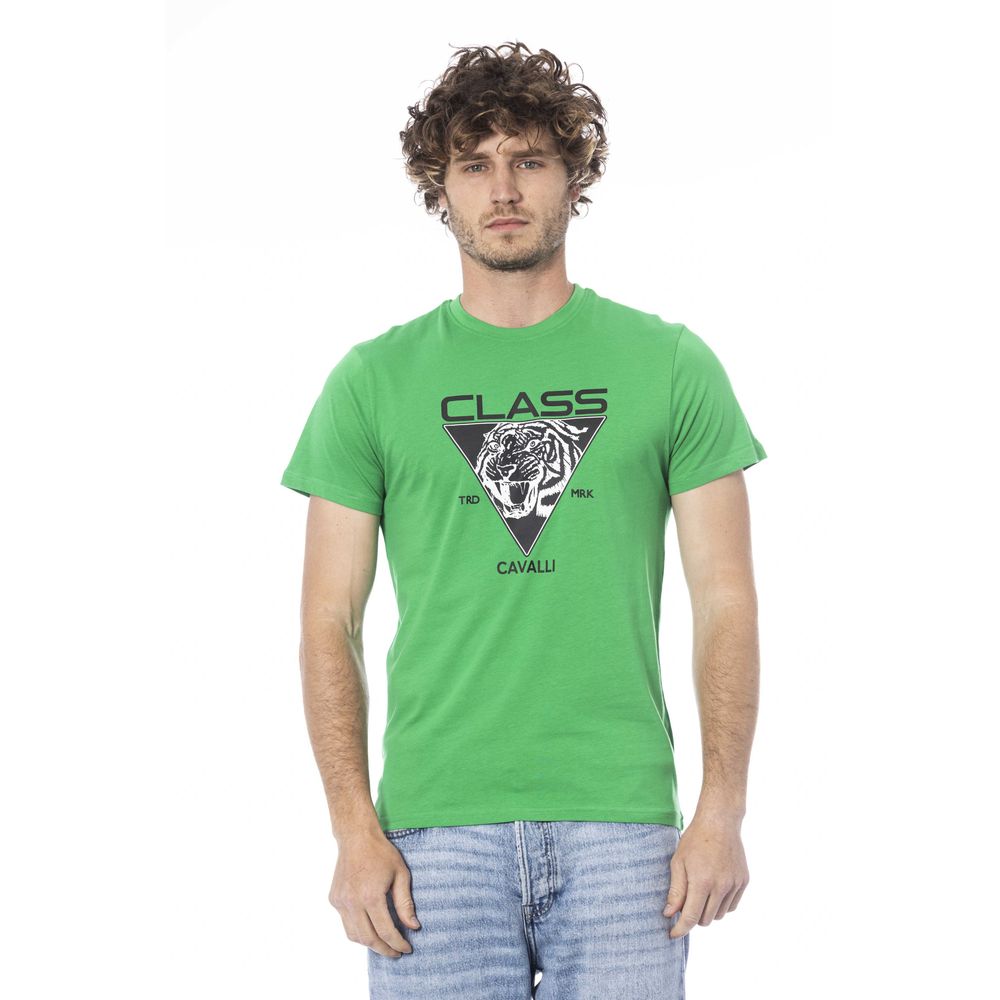 T-shirt homme en coton vert
