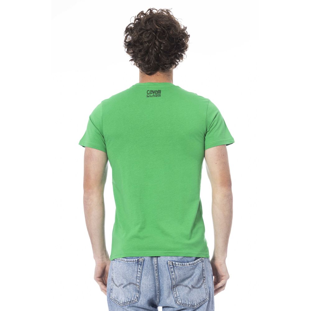 T-shirt homme en coton vert