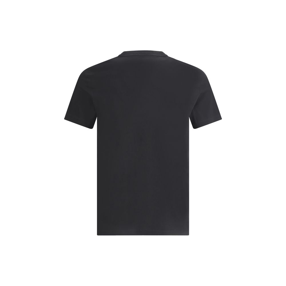 Versace Black Cotton T-Shirt Versace