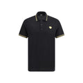 Versace Black Cotton Polo Shirt - Broken-Luxury