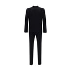 Dsquared² Blue Fleece Wool Two-Piece Suit