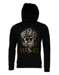 Versace Black Medusa Cotton Hoodie Pullover Sweatshirt Sweater Versace