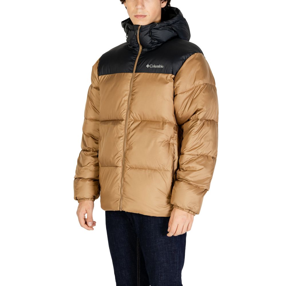 Columbia Beige Nylon Shell Jacket Columbia