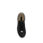 Philipp Plein Black Rubber Low Top Sneakers