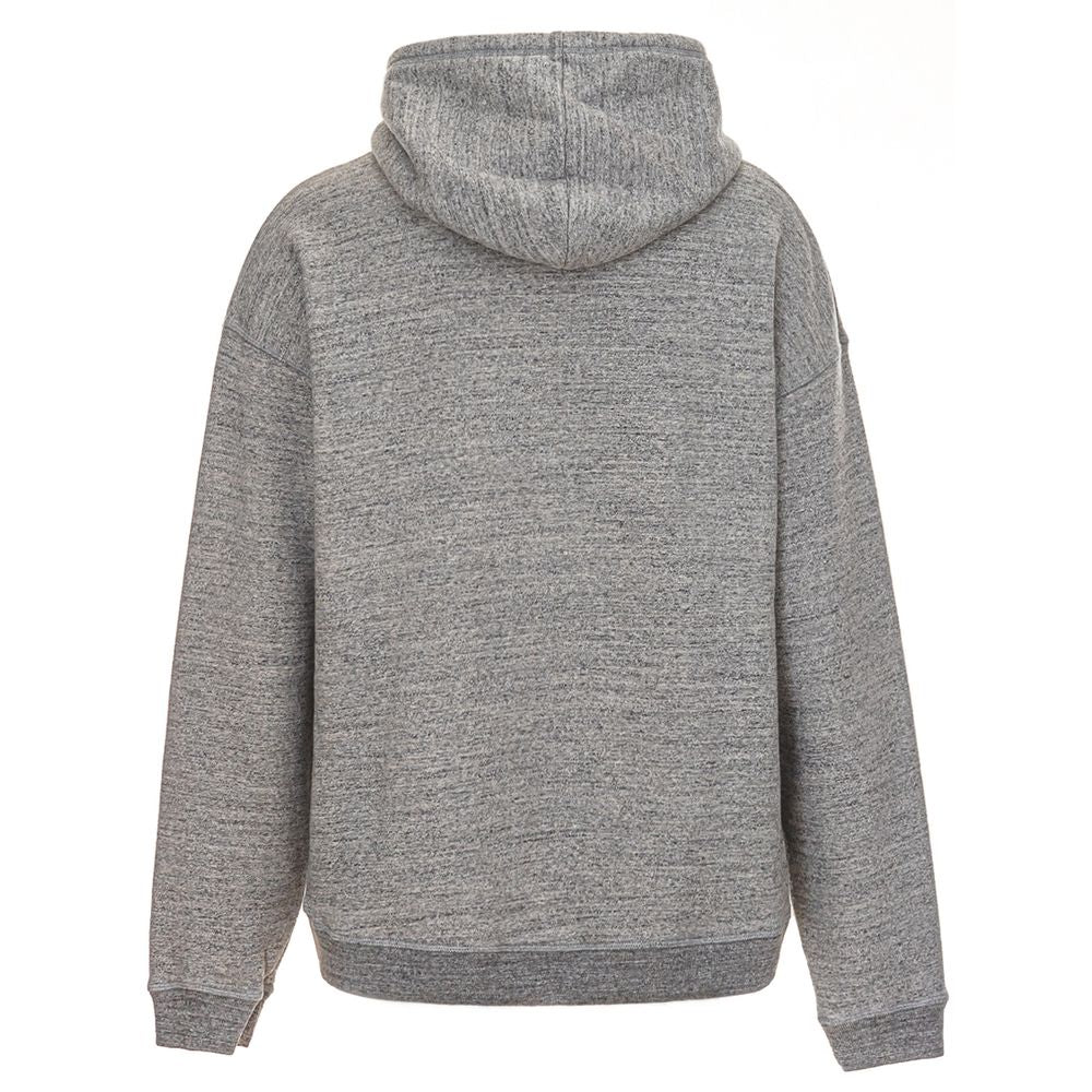 Dsquared² Gray Cotton Sweatshirt - Broken-Luxury