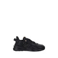 Fendi Black Calf Leather Bos Taurus Athletic Sneakers - Broken-Luxury