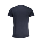 T-shirt bleu en coton