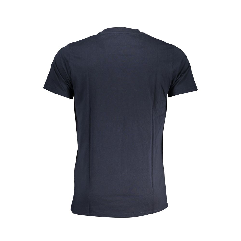 T-shirt bleu en coton