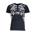 T-shirt bleu en coton