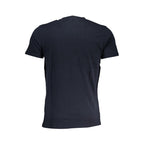 T-shirt bleu en coton