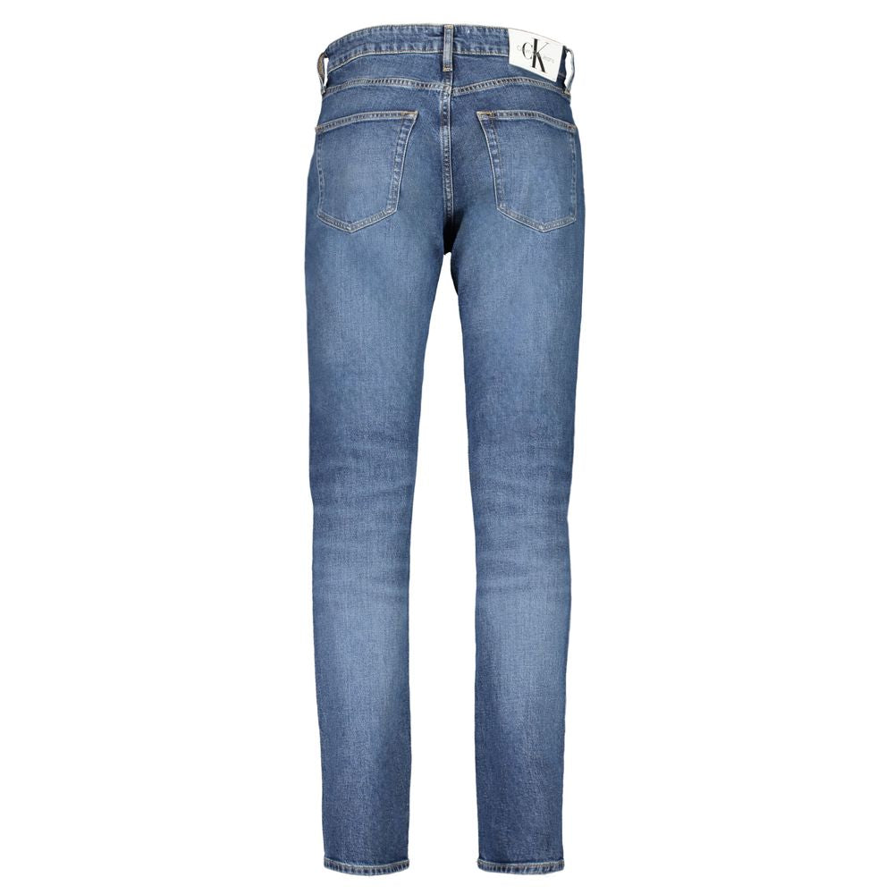 Calvin Klein Blue Cotton Men Jeans