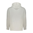 Calvin Klein White Cotton Men Sweater with Hood