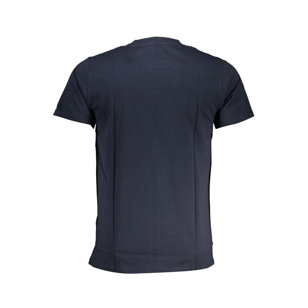 T-shirt bleu en coton