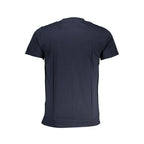 T-shirt bleu en coton