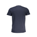 T-shirt bleu en coton