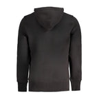Calvin Klein Black Cotton Men Sweater Hoodie